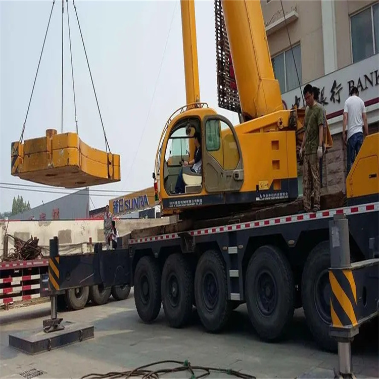 越西当地吊车出租|机器吊装|75吨|工厂搬迁服务